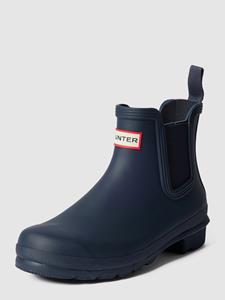 Hunter Chelsea boots met labeldetail