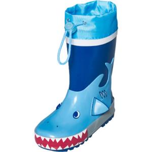 Playshoes Rubberlaars haai blauw