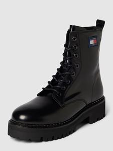 Tommy Hilfiger Veterboots in zwart voor Dames