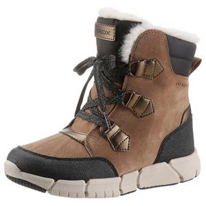 Geox, Winterboot J Flexyper Girl B Ab in mittelbraun, Stiefel für Mädchen