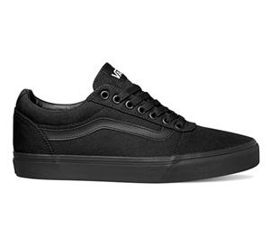 VANS Heren Ward Canvas black/black ZWART 40