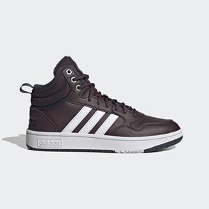 adidas Hoops 3.0 Mid WTR Women braun/weiss Größe 40 2/3