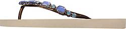 Uzurii , Slippers Copa Cabana Blue in nude, Sandalen für Damen