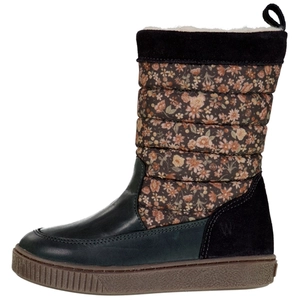 Wheat Koa High Tex Boots Black Granite Winter Flowers