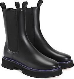 Ekonika , Chelsea-Boots Mit Kontrastdetail in schwarz, Stiefel für Damen