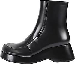 Ekonika , Ankle Boots Im Trendigen Loafer-Stil in schwarz, Stiefel für Damen