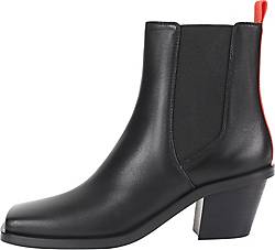 Ekonika , Stiefeletten Mit Trendigen Kontrastdetails in schwarz, Boots für Damen