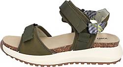 Josef Seibel , Sandale Annie 04, Oliv-Kombi in mittelgrün, Sandalen für Damen