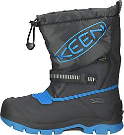 Keen , Wanderschuhe in grau/blau, Stiefel für Jungen