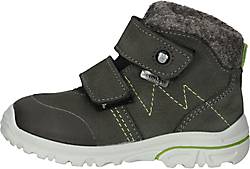 Pepino , Stiefelette in grau/dunkelgrün, Stiefel für Jungen