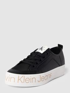 Calvin Klein Jeans Plateausneaker VULC FLATF LOW WRAP AROUND LOGO, mit Logoschriftzug