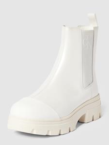 calvinkleinjeans Klassische Stiefeletten Calvin Klein Jeans - Chunky Comabt Chelsea Boot YW0YW00855 White YBR