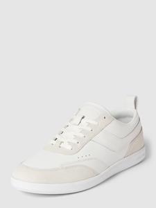 calvinklein Sneakers Calvin Klein - Low Top Lace Up Lth Mix HM0HM00851 Triple White 0K4
