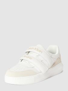 Sneakers Calvin Klein Jeans - Chunky Cupsole Lth Velcro YW0YW00879 White/Ivory/Candied Ginger 0K8