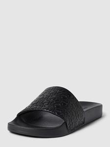 Pantoletten Calvin Klein - Pool Slide HW0HW01524 Seasonal Black Mono 0GK