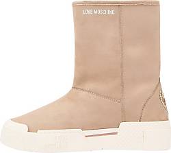 Love Moschino , Boots Boots Mit Glitzer-Details in dunkelbraun, Boots für Damen