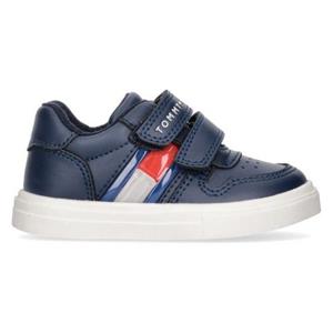 Tommy Hilfiger Sneaker "FLAG LOW CUT VELCRO SNEAKER WHITE", mit Baumwollfutter