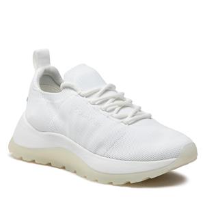 Calvin Klein Sneakers  - 2 Piece Sole Lace-Up-Knit HW0HW01337 Ck White YAF