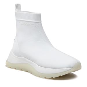 Calvin Klein Sneakers  - 2 Piece Sole Sock Boot-Knit HW0HW01338 Ck White YAF
