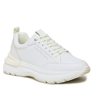 Calvin Klein Jeans Sneakers  - Chunky Runner Rec Lth-Tpu Insert YM0YM00680 White/Ivory 0K7