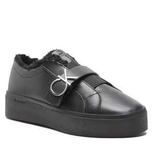 Calvin Klein Sneakers  - Platform Cupsole Slip On Ck Hw-L HW0HW01331 Ck Black BAX