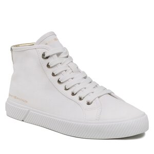 Tommy Hilfiger Sneakers  - Essential Highcut Sneaker FW0FW07120 White YBS