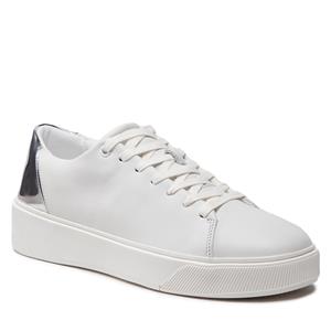 Calvin Klein Sneakers  - Low Top Lace Up HM0HM00824 White/Silver 0K6