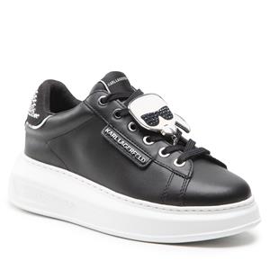 Karl Lagerfeld Sneakers  - KL62576C Eco Lthr Black W/Silver