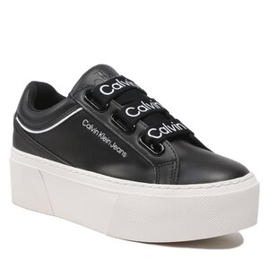Calvin Klein Jeans Sneakers  - Flatform+ Low Branded Laces YW0YW00868 Black/White
