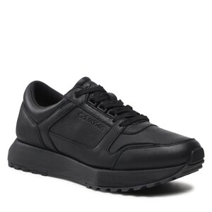 Calvin Klein Sneakers  - Low Top Lace Up Lth HM0HM00747 Triple Black 0GL
