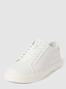 calvinklein Sneakers Calvin Klein - Low Top Lace Up Lth Sm HM0HM01018 Triple White 0K4