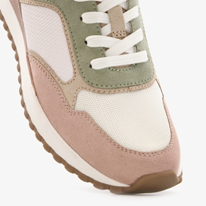 Nova dames sneakers wit/roze