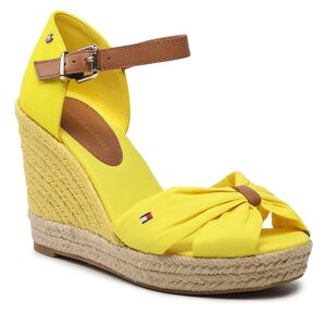 Tommy Hilfiger Espadrilles  - Basic Open Toe High Wedge FW0FW04784 Vivid Yellow ZGS