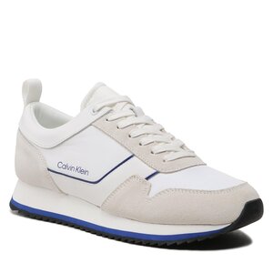 Calvin Klein Sneakers  - Low Top Lace Up Mix HM0HM00985 White/Urban Blue 0K7