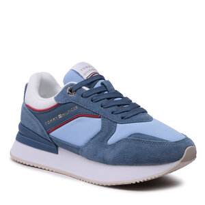 Tommy Hilfiger Sneakers  - Elevated Feminine Runner FW0FW06949 Blue Coast DXB