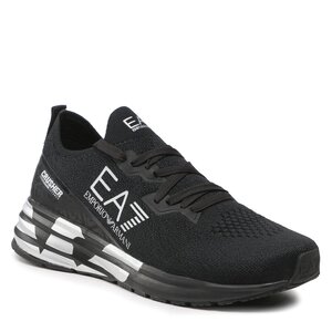 EA7 Emporio Armani Sneakers  - X8X095 XK240 M826 Triple Black/Silver Training