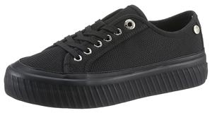 tommyhilfiger Sneakers aus Stoff Tommy Hilfiger - Platform Vulcanized Sneaker FW0FW07156 Black BDS