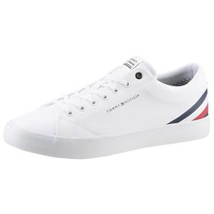 tommyhilfiger Sneakers Tommy Hilfiger - Th Hi Vulc Core Low Stripes FM0FM04735 White YBS