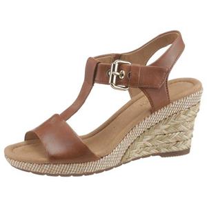 Gabor, Sandalen in hellbraun, High Heels für Damen