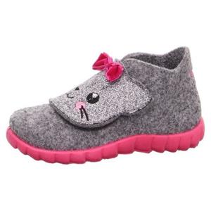 superfit Girls Slipper Happy light grey