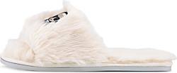 Karl Lagerfeld , Hausschuh Ikonic Twin Slip in weiß, Sandalen für Damen