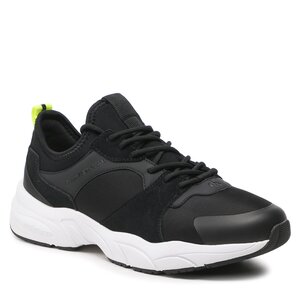 Calvin Klein Jeans Sneakers  - Retro Tennis Sock YM0YM00590 Black/Safety Yellow 00X