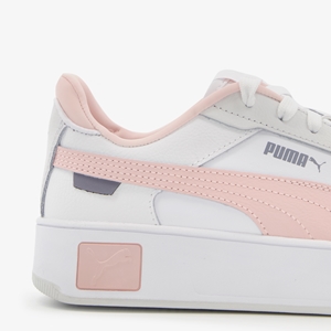 PUMA Carina Street sneakers voor Dames, Wit/Roze/Grijs