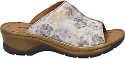Josef Seibel , Clog Catalonia 58, Creme-Multi in cremeweiß, Sandalen für Damen