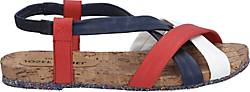 Josef Seibel , Sandale Henriette 01, Ocean-Multi in blau, Sandalen für Damen