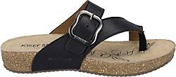 Josef Seibel , Zehentrenner Tonga 77, Schwarz in schwarz, Sandalen für Damen