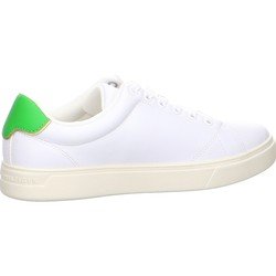 Tommy Hilfiger Sneakers  - Elevated Essential Court Sneaker FW0FW06965 White/Galvanicgreen