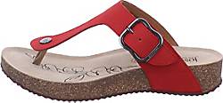 Josef Seibel , Zehentrenner Tonga 63, Rot in rot, Sandalen für Damen