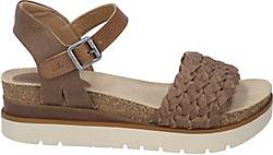 Josef Seibel , Sandale Clea 16, Camel in hellbraun, Sandalen für Damen
