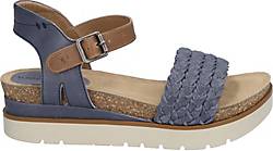 Josef Seibel , Sandale Clea 16, Jeans-Kombi in blau, Sandalen für Damen
